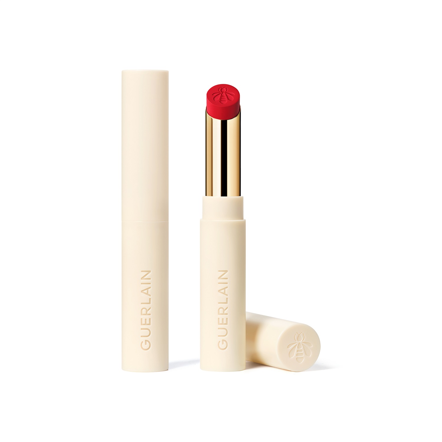 Guerlain KissKiss Kissproof Honey Blurred Matte Lipstick Refill 510 Petal Red 1.85g