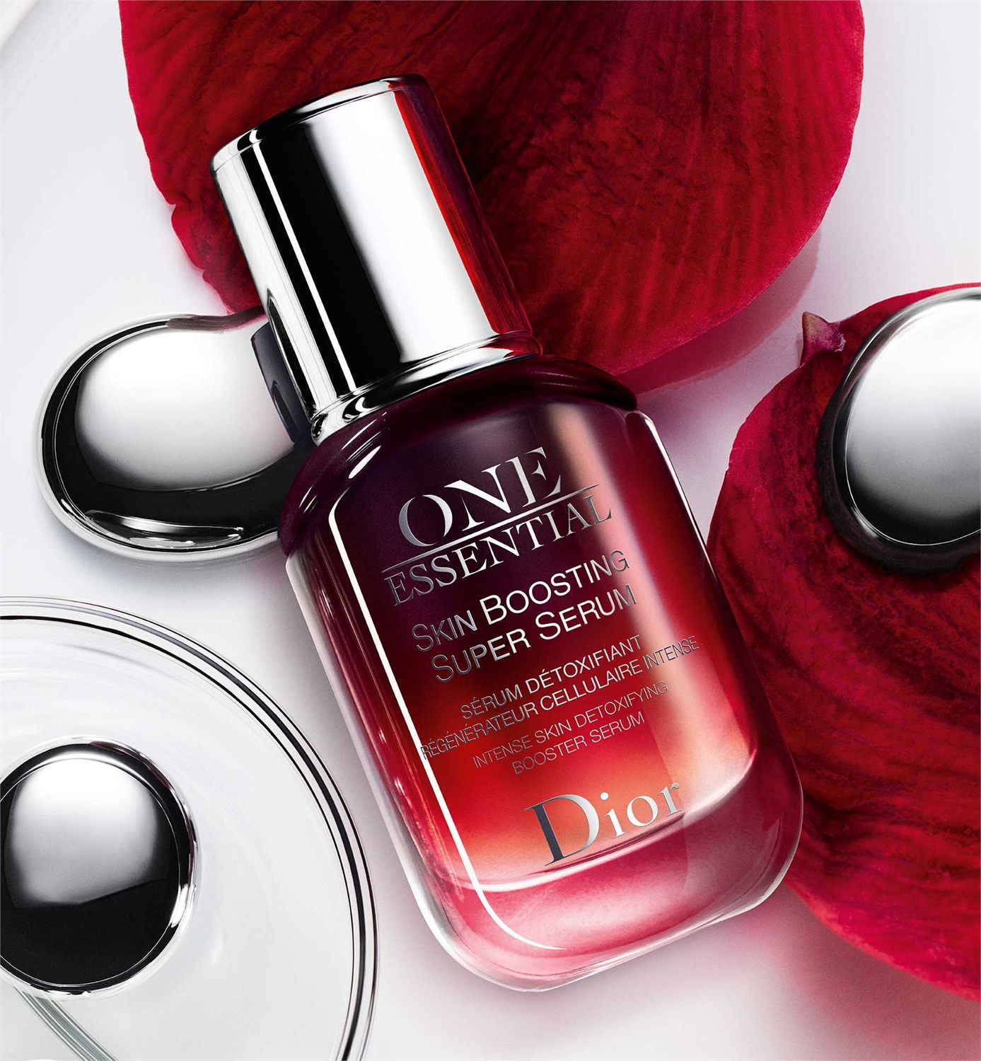 Dior One Essential Skin Boosting Super Serum 30 ml - Siero Viso Detossinante e Anti-Età, Idratante e Levigante