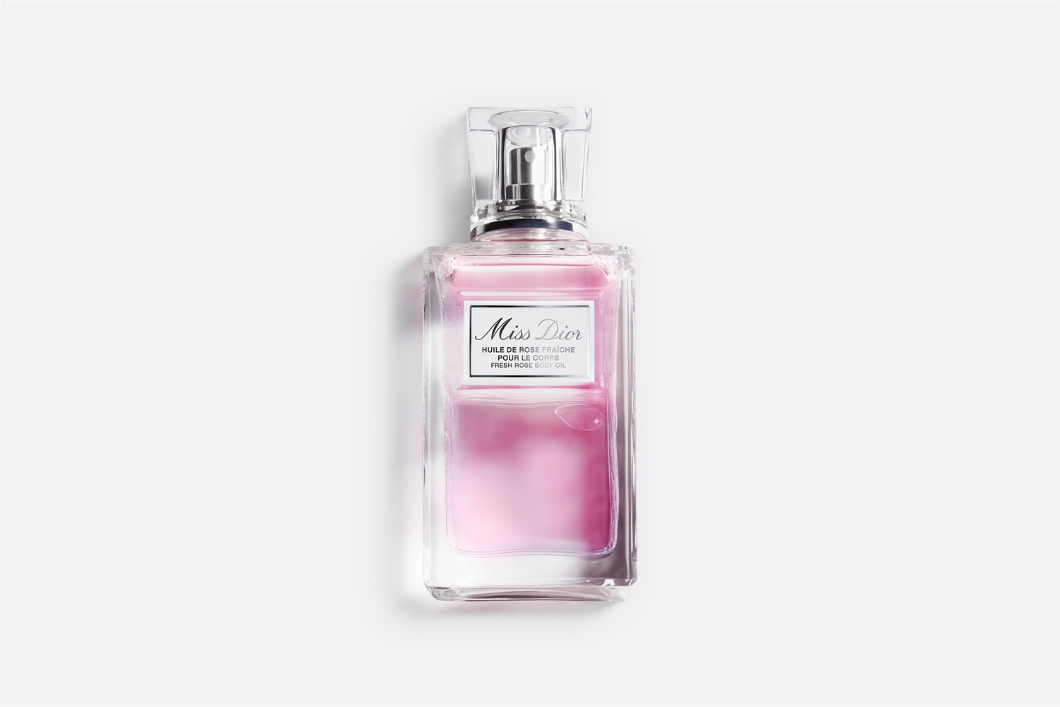 Dior Miss Dior Huile De Rose Fraîche - Olio per il Corpo 100 ml con Doppia Azione, Tonificante e Idratante