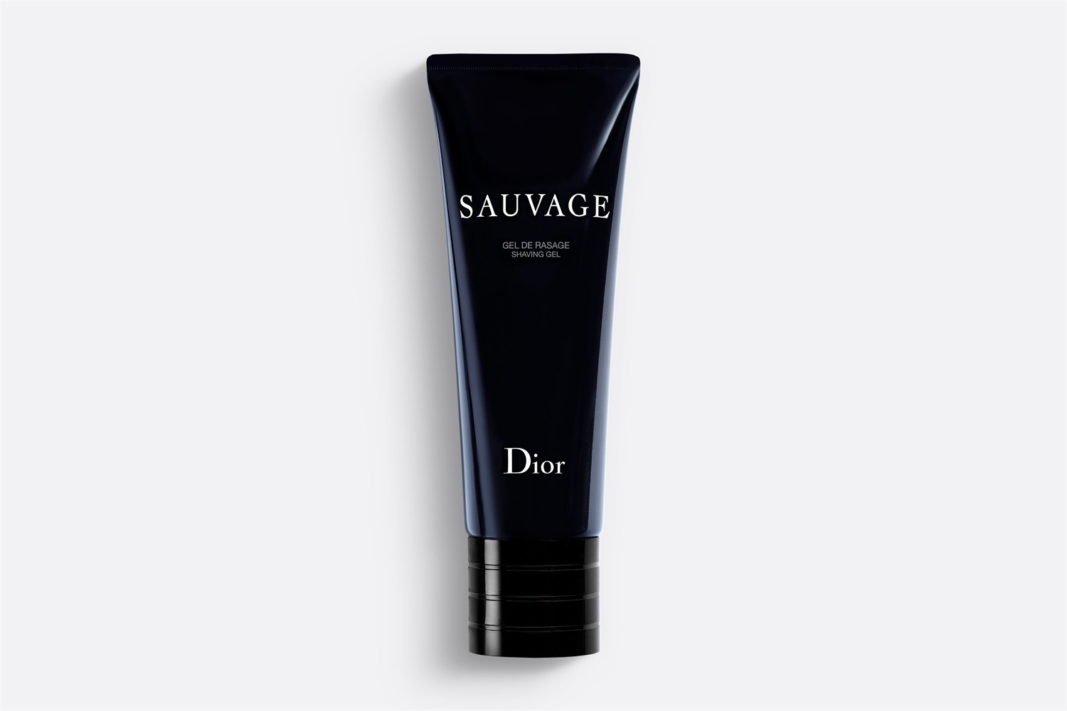 DIOR Sauvage Gel da Barba 125ml - 89% Ingredienti Naturali, Texture Traslucida e Non Schiumogena