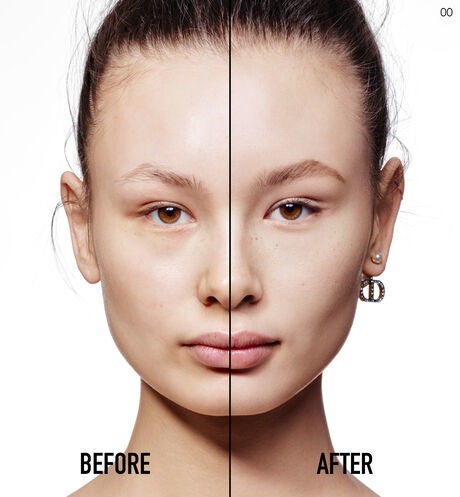 Dior Fondotinta Forever 00N Neutral - Fluido No Transfer 30 ml con 24 Ore di Tenuta e Trattamento Floreale