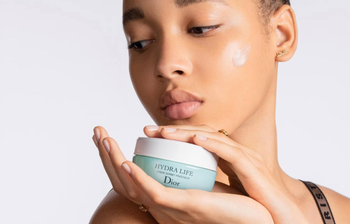 Dior Hydra Life Fresh Sorbet Creme - Crema Idratante per Viso e Collo 50 ml - Idrata, Rimpolpa ed Esalta la Bellezza Naturale