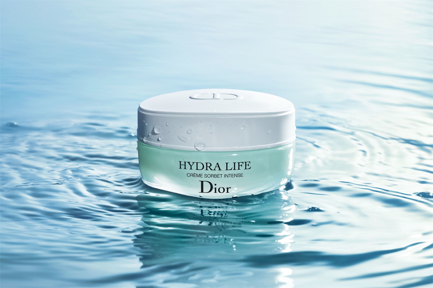DIOR Hydra Life Intense Sorbet Creme 50 ml - Crema idratante per viso e collo, per pelli normali a secche, con acido ialuronico e malva