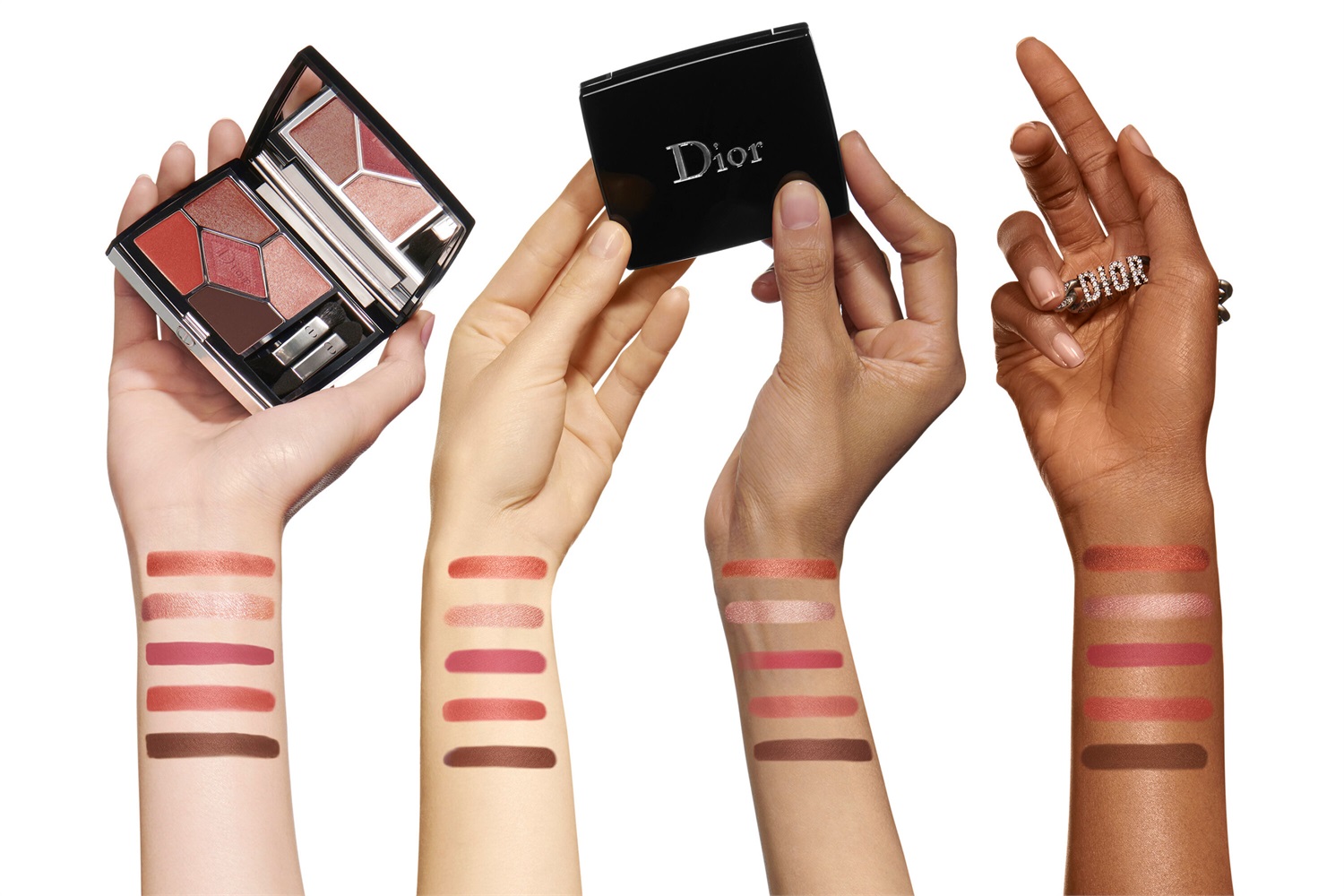 Dior 5 Couleurs Couture - Palette di Ombretti Vellutata Edizione Limitata con Polvere Cremosa e Colori a Lunga Tenuta