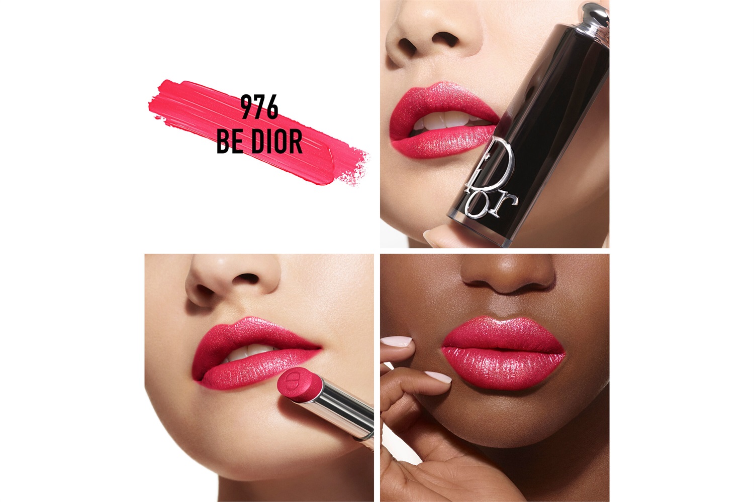 Dior Dior Addict 976 Be Dior - Rossetto Brillante Idratante Ricaricabile con 90% Ingredienti Naturali