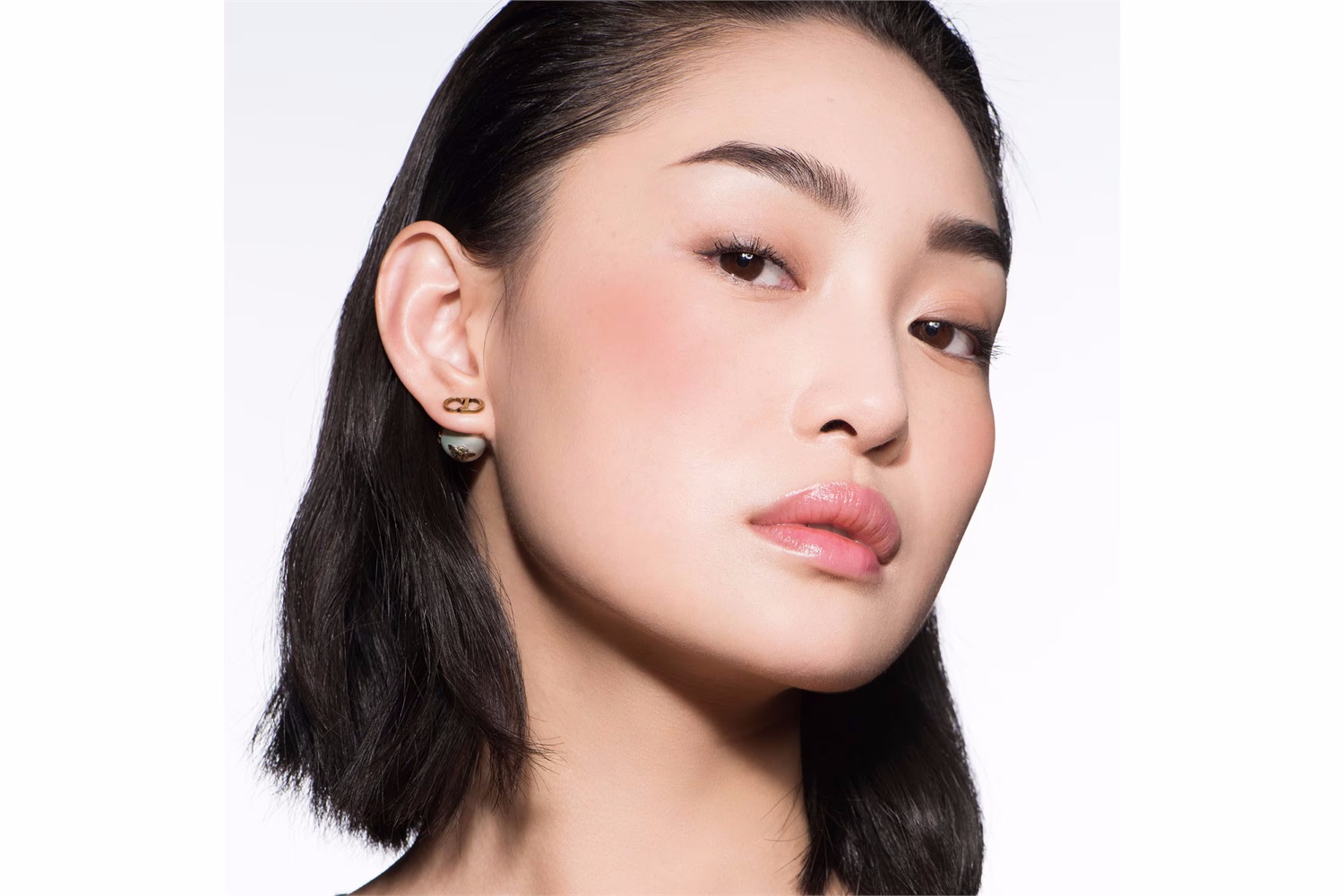 Dior Rouge Blush 100 Nude Look - Fard Compatto Lunga Tenuta con Effetto Bonne Mine