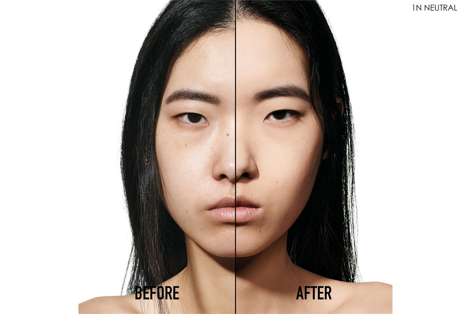 Dior Forever Natural Velvet Fondotinta Compatto 1N Neutral - 10g, No Transfer, 24 Ore di Tenuta, 90% Ingredienti Naturali