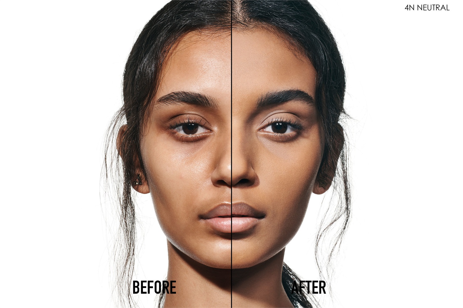 DIOR Forever Natural Velvet Fondotinta Compatto No Transfer 4N Neutral - 24 Ore di Tenuta, 90% Ingredienti Naturali