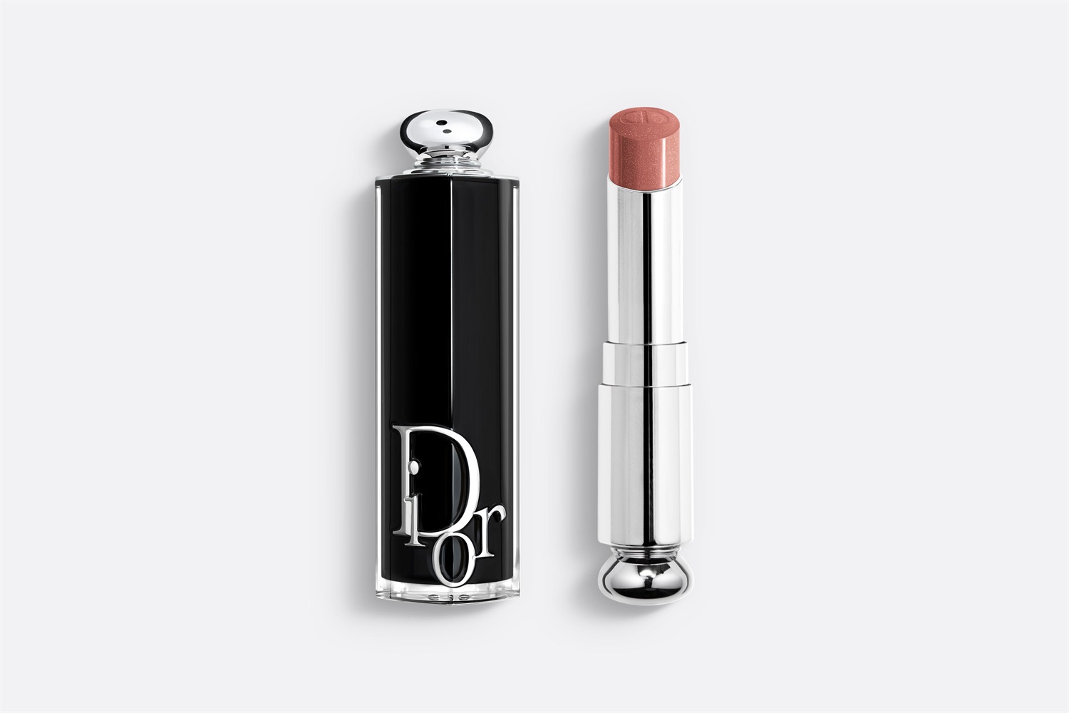 Dior Dior Addict Rossetto Brillante Idratante 418 Beige Oblique - 90% Ingredienti Naturali, Ricaricabile, Idratazione 24 Ore