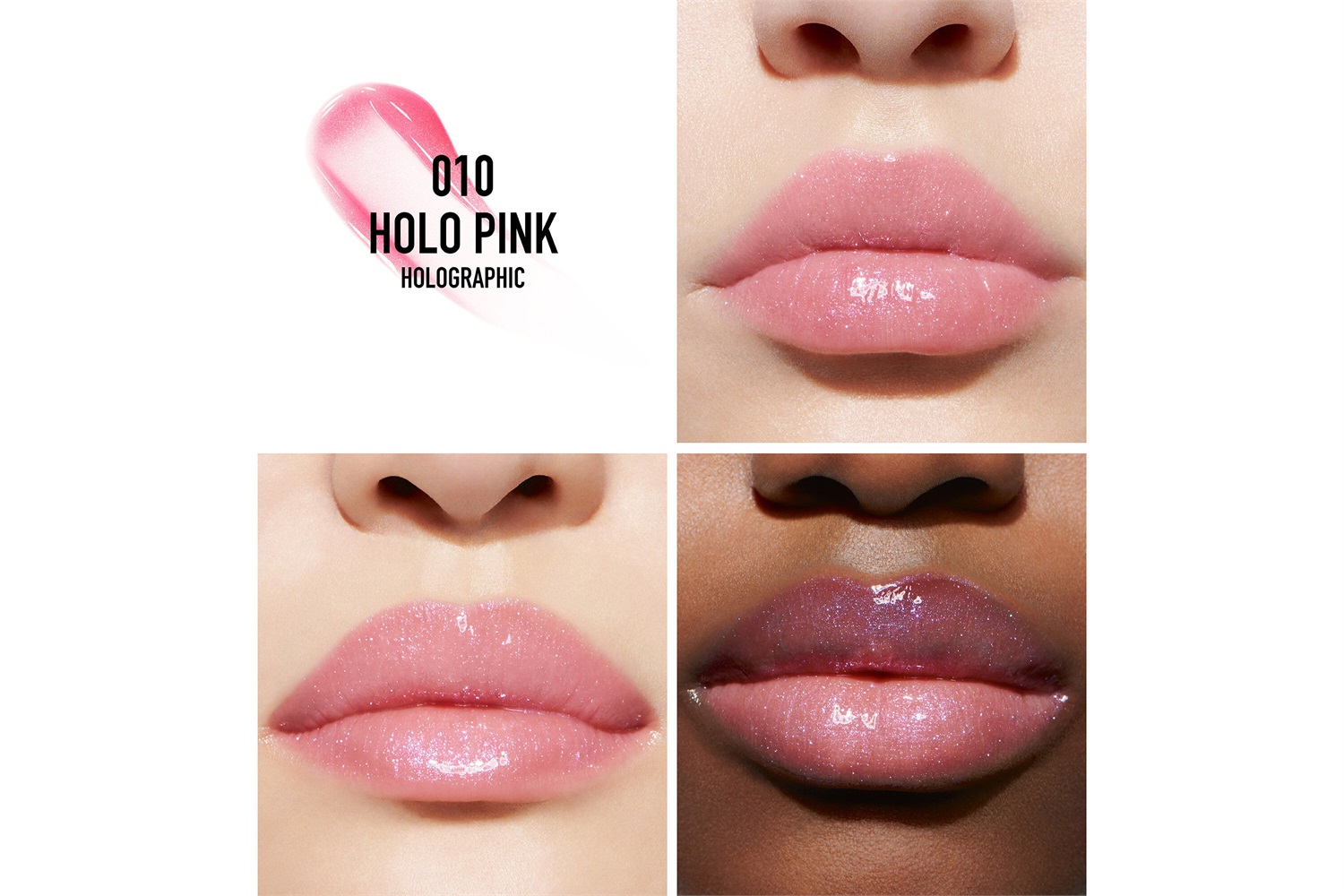 Dior Addict Lip Maximizer Gloss Rimpolpante 010 Holographic Pink - Effetto Volume Immediato e Idratazione 24 Ore