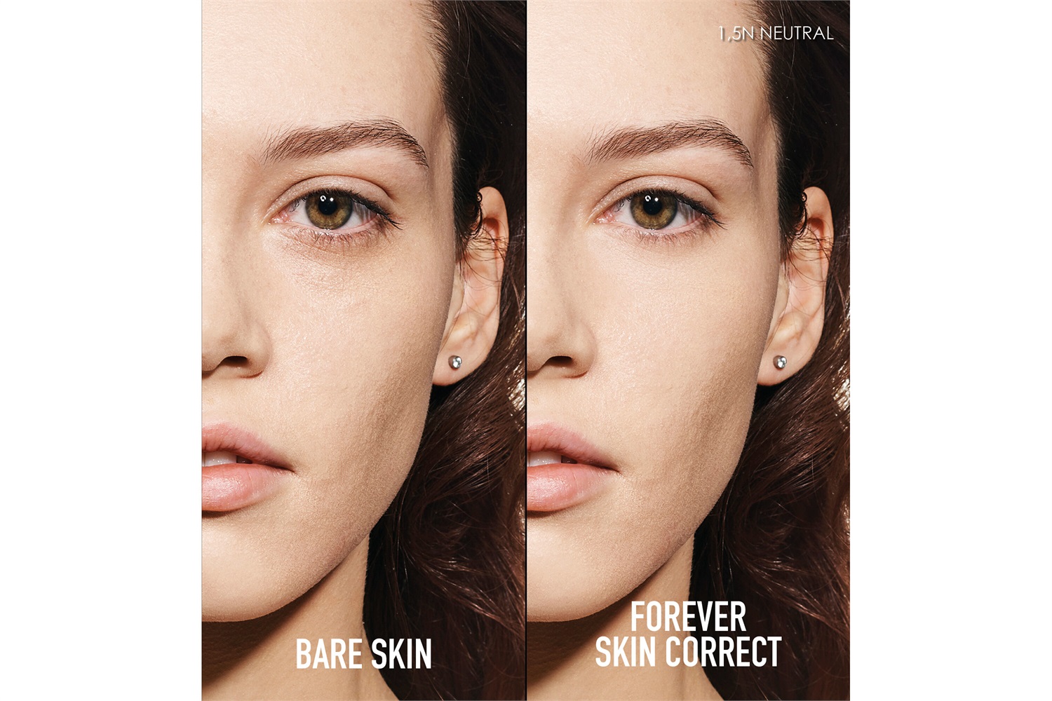 Dior Forever Skin Correct 1.5N Neutral - Correttore Antiocchiaie Copertura Totale, Idratazione e Tenuta 24H, Formula Clean