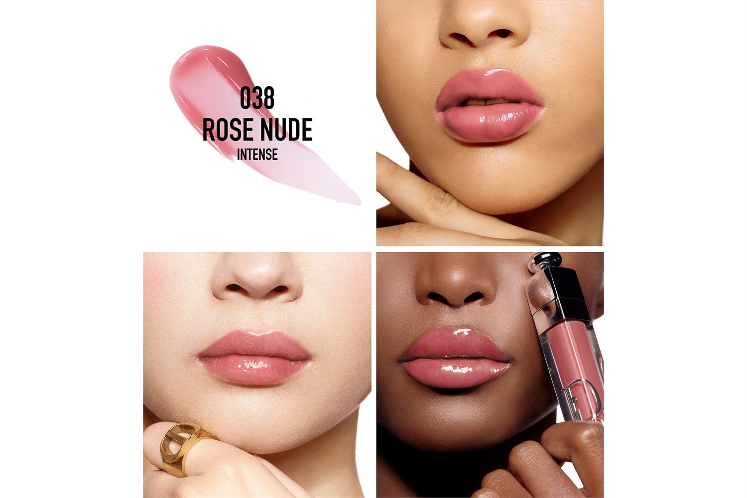 Dior Addict Lip Maximizer 038 Rose Nude - Gloss Rimpolpante Idratante e Volumizzante con Effetto Immediato e a Lunga Durata - 6 ML