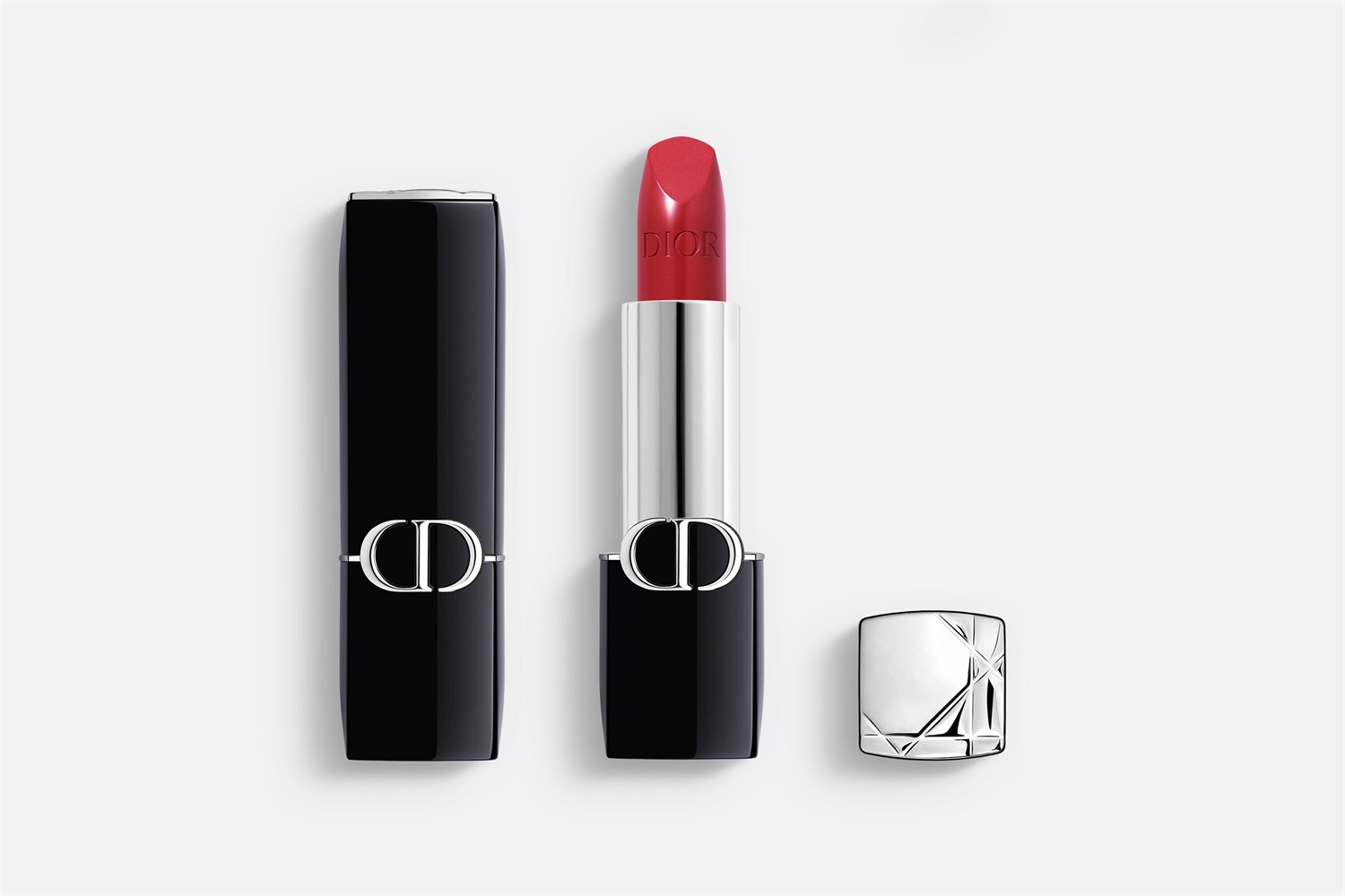 Dior Rouge Dior 525 Chérie Rossetto Satinato 3.5g - Stick Magnetico, Lunga Tenuta e Comfort Idratante