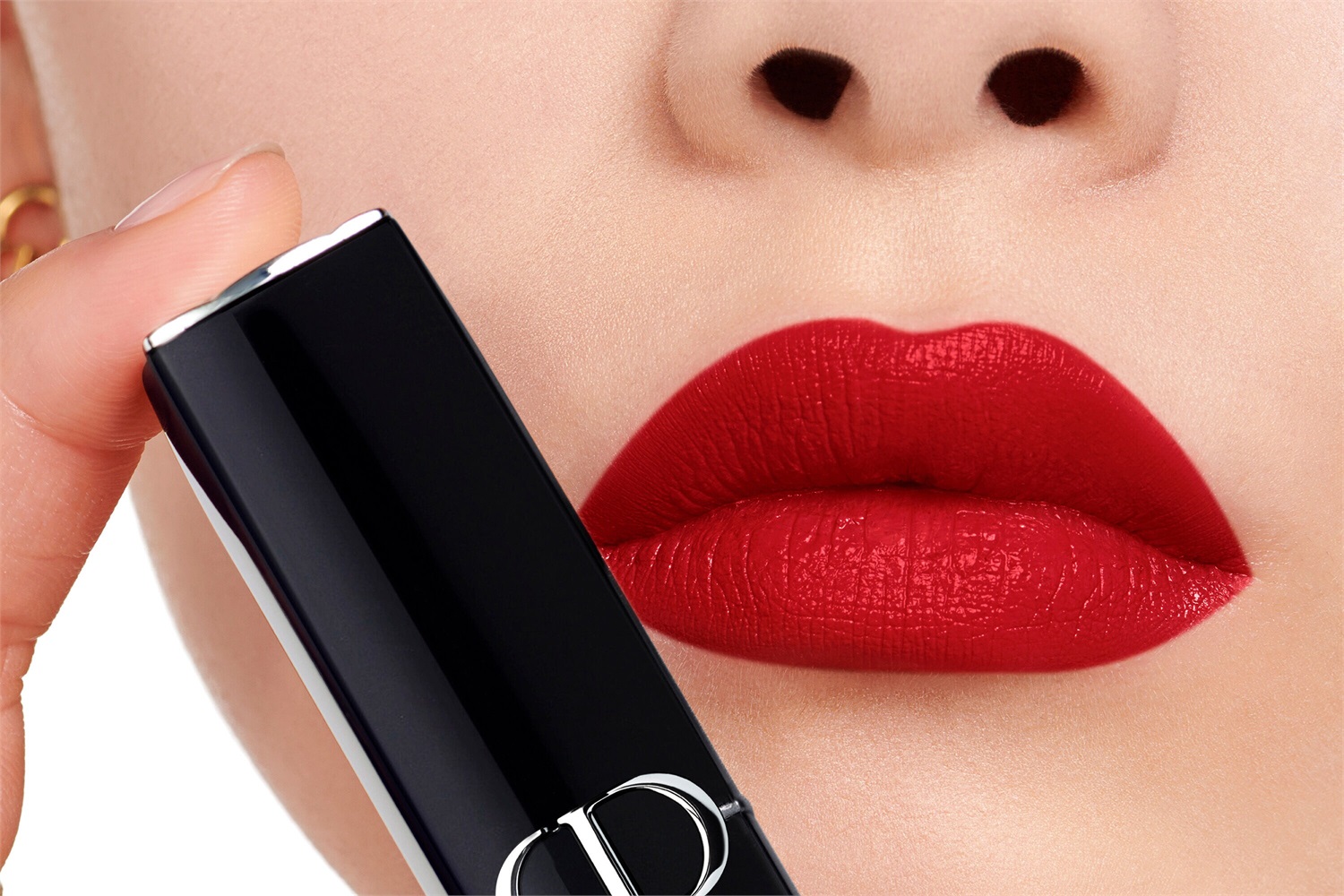 Dior Rouge Dior 844 Trafalgar Rossetto Satinato 3.5g - Stick Magnetico, Lunga Tenuta e Comfort 24 Ore
