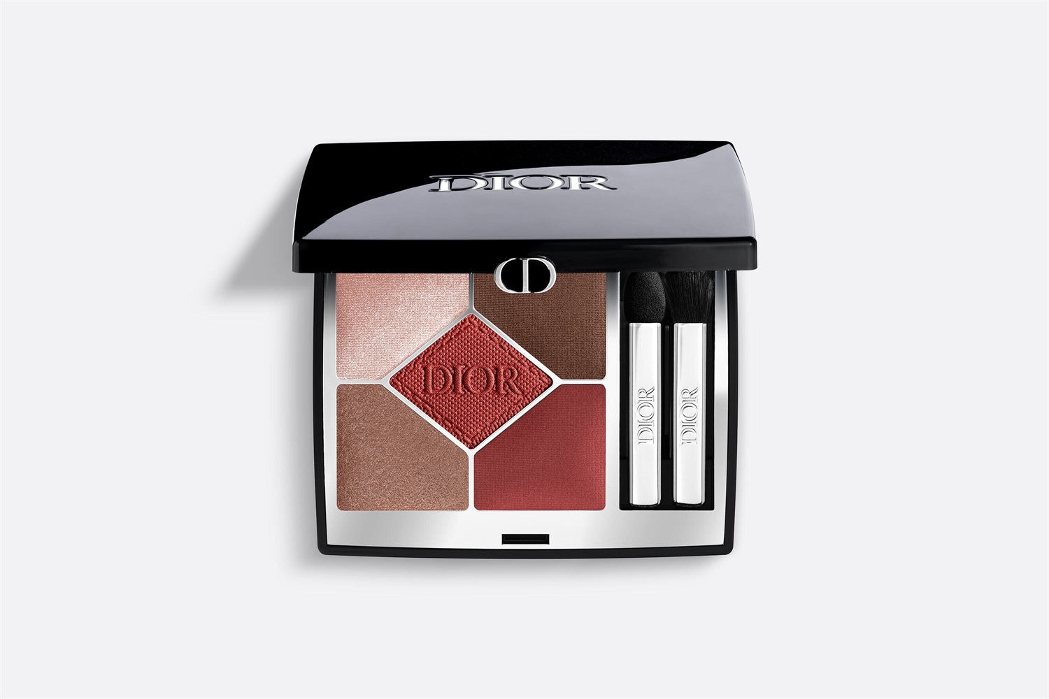 Dior Diorshow 5 Couleurs Palette Occhi 673 Red Tartan - 5 Ombretti Cremosi, Lunga Tenuta e Comfort