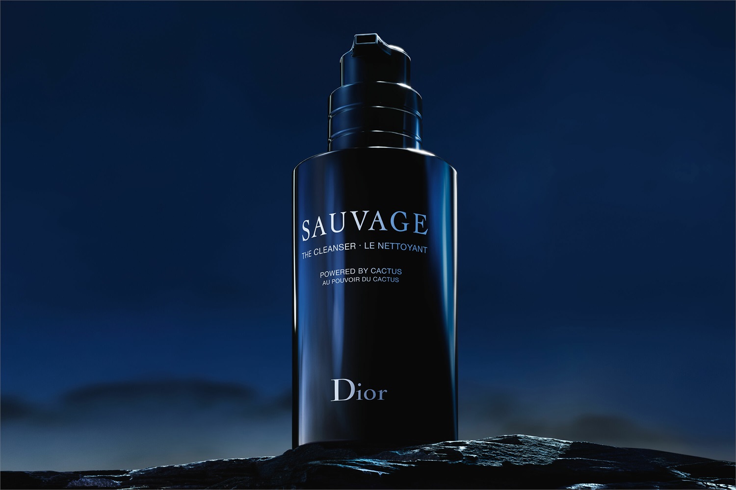 Dior Sauvage Detergente Viso 125 ml - Gel Purificante con Carbone Nero e Cactus per Uomo
