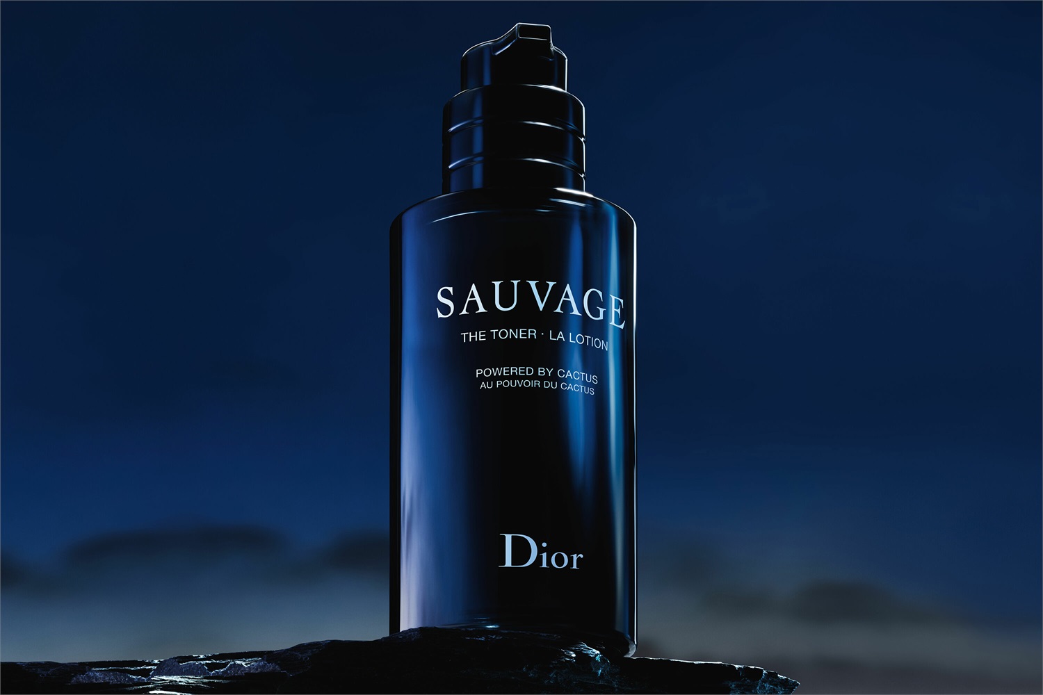 DIOR Sauvage La Lozione Tonificante Viso 100 ml - Gel Energizzante con Estratto di Cactus per Uomo