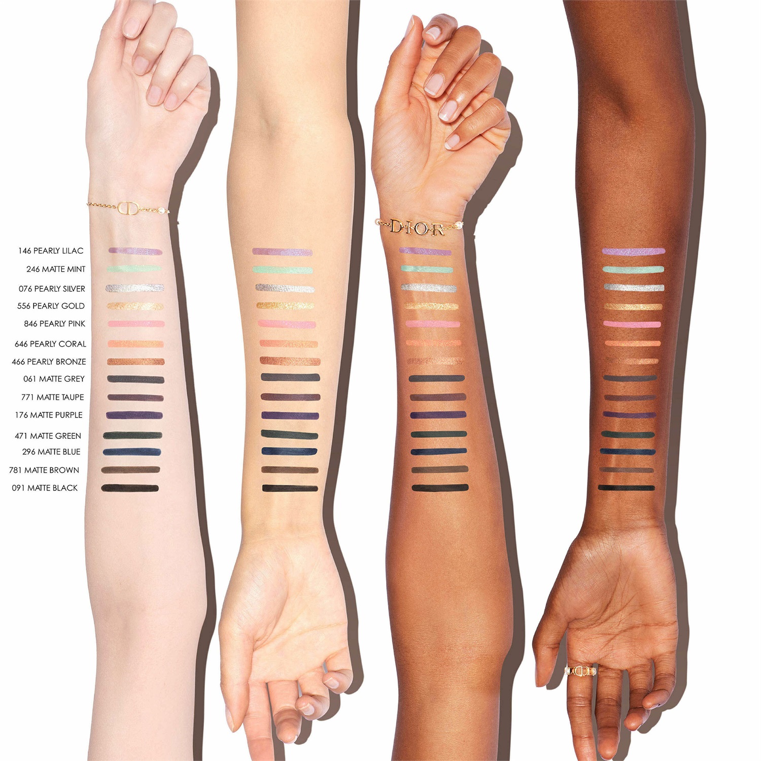 Dior Diorshow Stylo Eyeliner Waterproof 646 Pearly Coral - 0,30 g con 24 Ore di Tenuta e Texture Cremosa