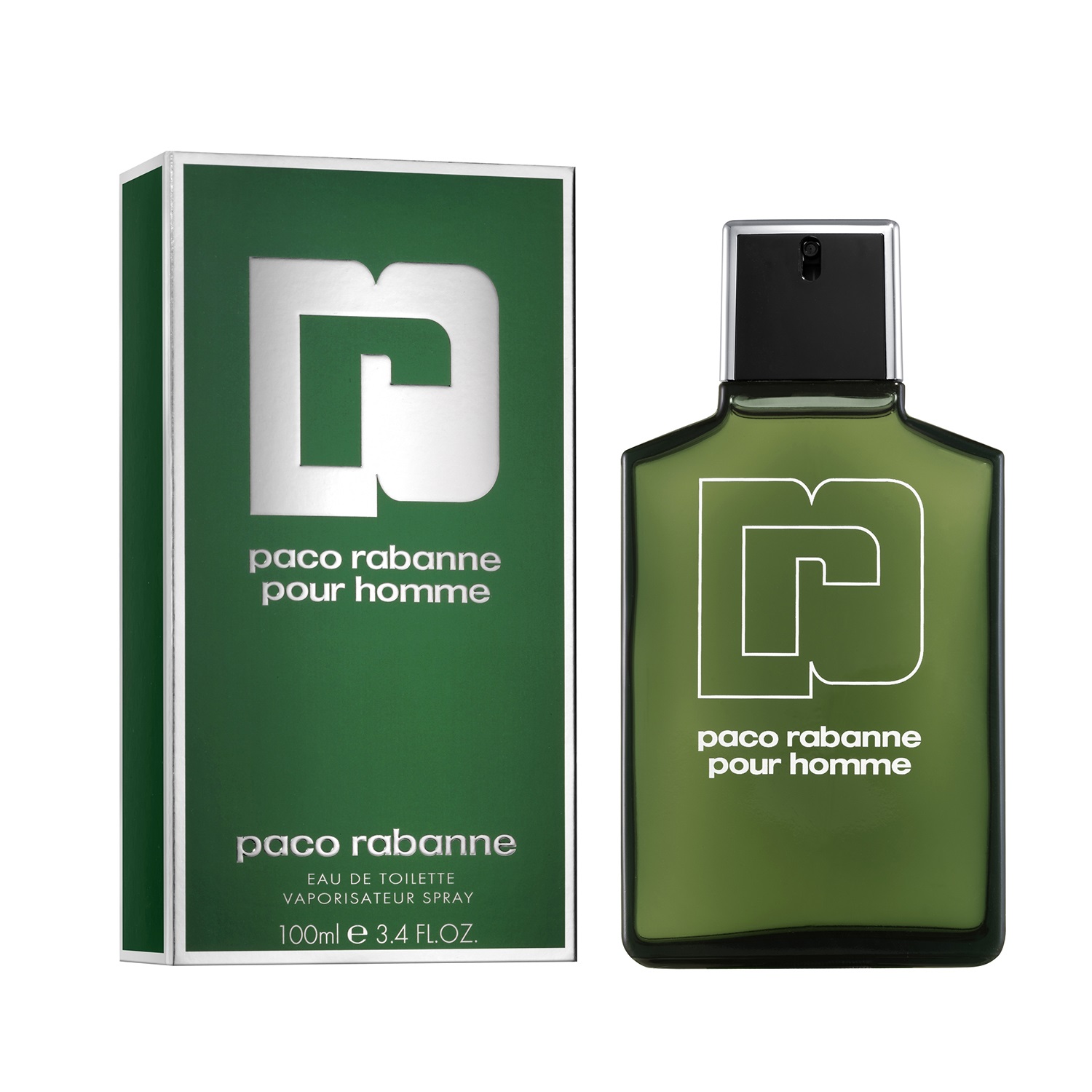 Paco Rabanne Pour Homme Eau de Toilette 100 ml - Fragranza Aromatica Fougère per Uomo, Note di Lavanda e Tabacco