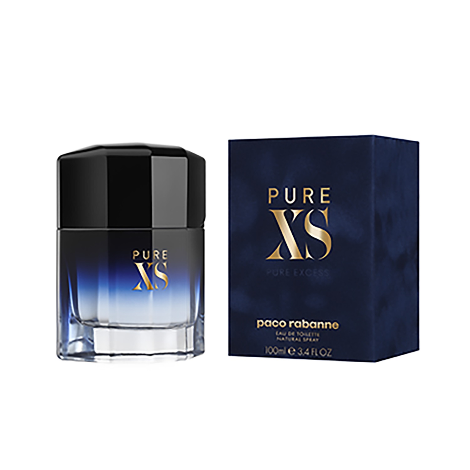 Paco Rabanne Pure XS Eau de Toilette da Uomo 100 ml - Fragranza Fresca e Speziata con Note di Zenzero e Vaniglia