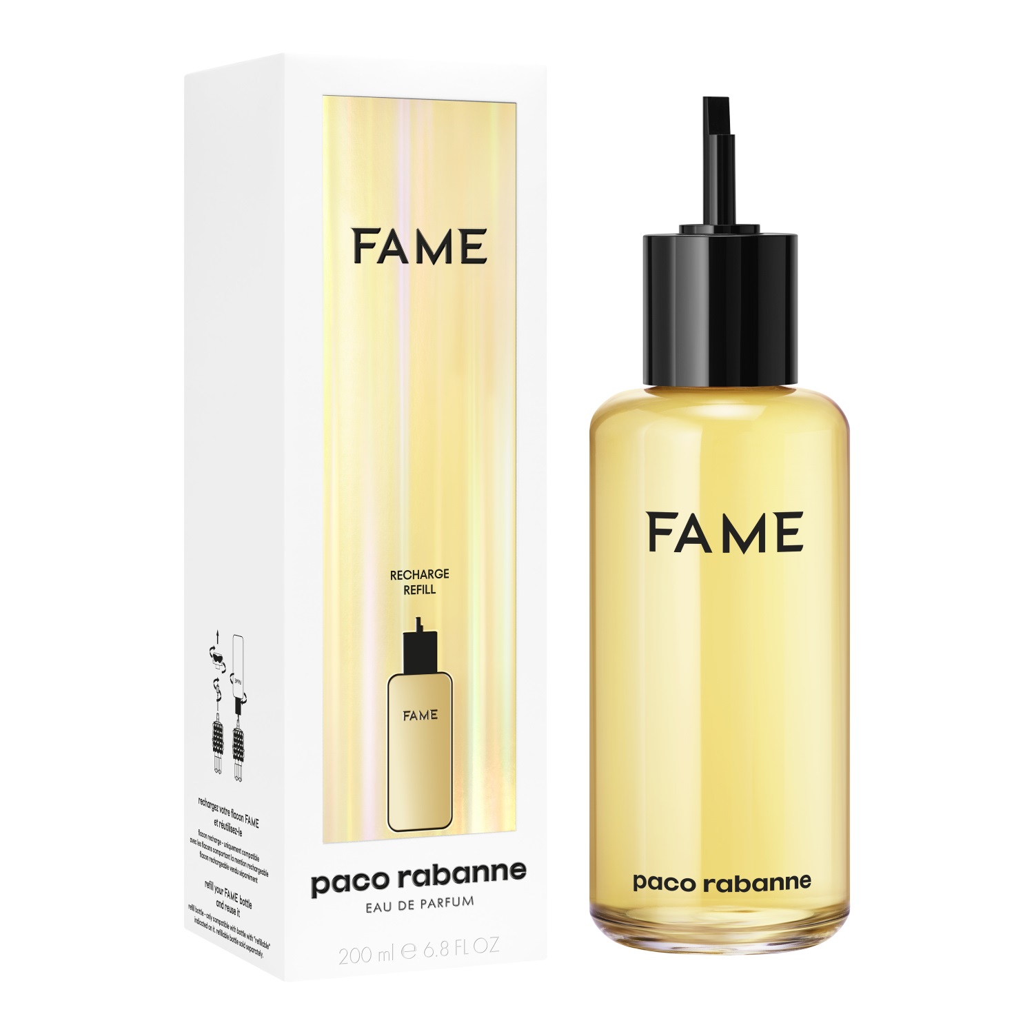 Rabanne Fame Eau De Parfum Ricarica 200ml