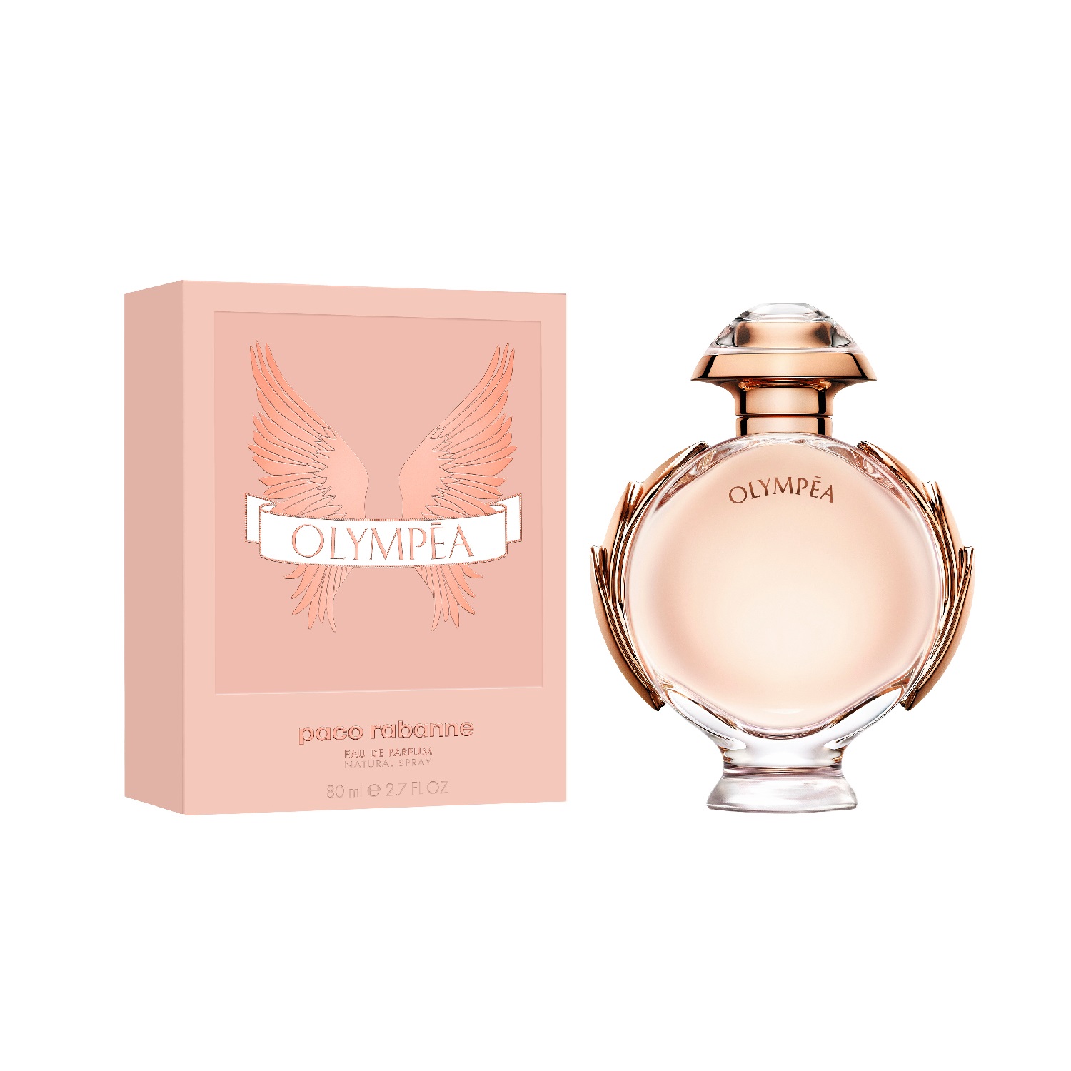 Paco Rabanne Olympea Eau de Parfum 80ml - Fragranza Orientale-Floreale con Vaniglia Salata e Gelsomino
