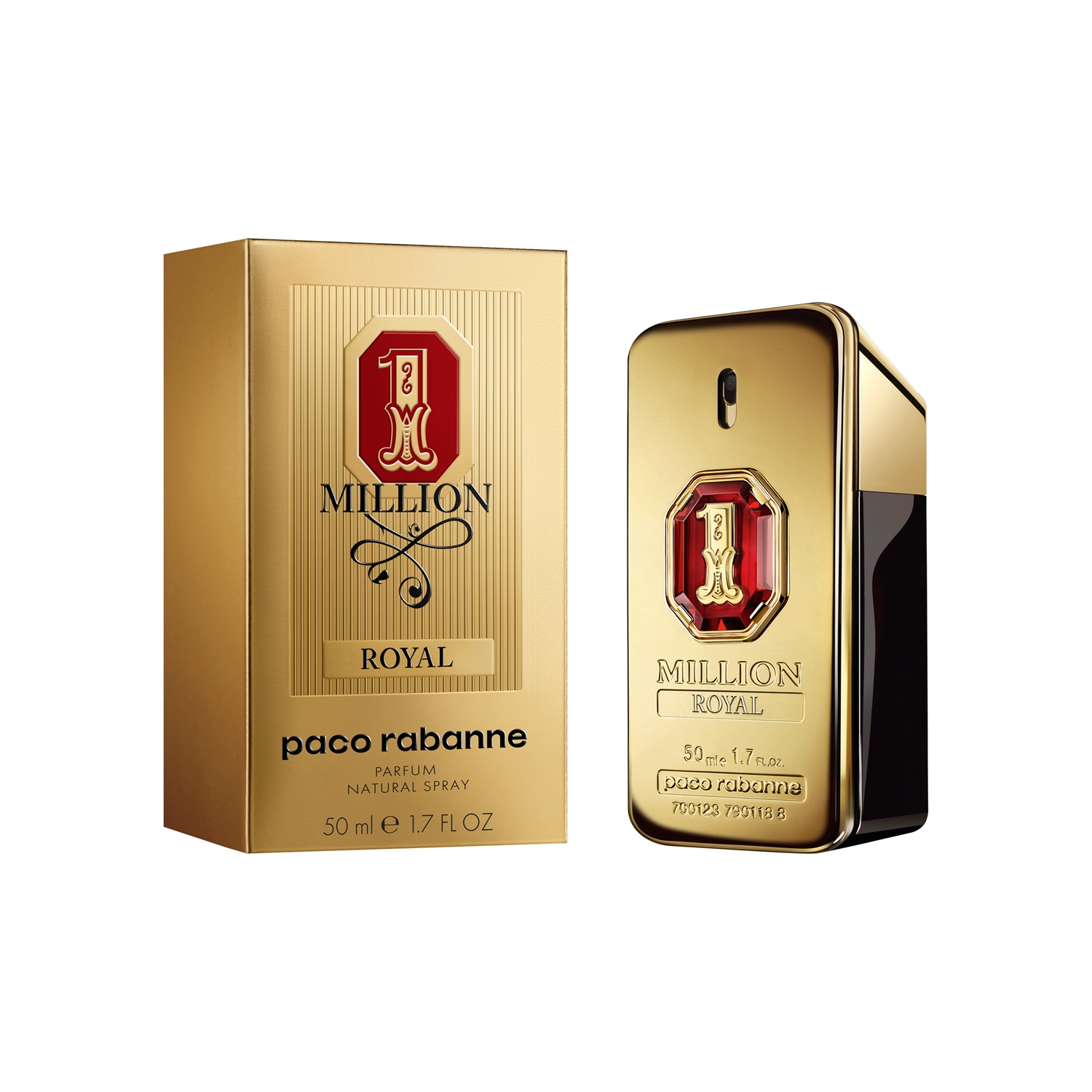 Paco Rabanne 1 Million Royal Eau De Parfum 50ml - Profumo Uomo con Note Fresche di Bergamotto e Lavanda