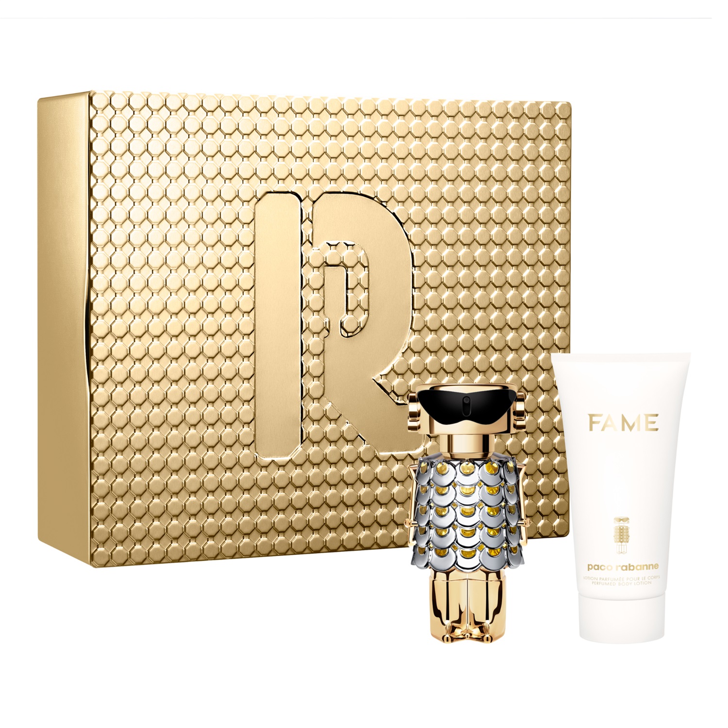 Paco Rabanne Fame Cofanetto Eau de Parfum 50ml Body Lotion 75ml - Note di Gelsomino, Mango e Incenso