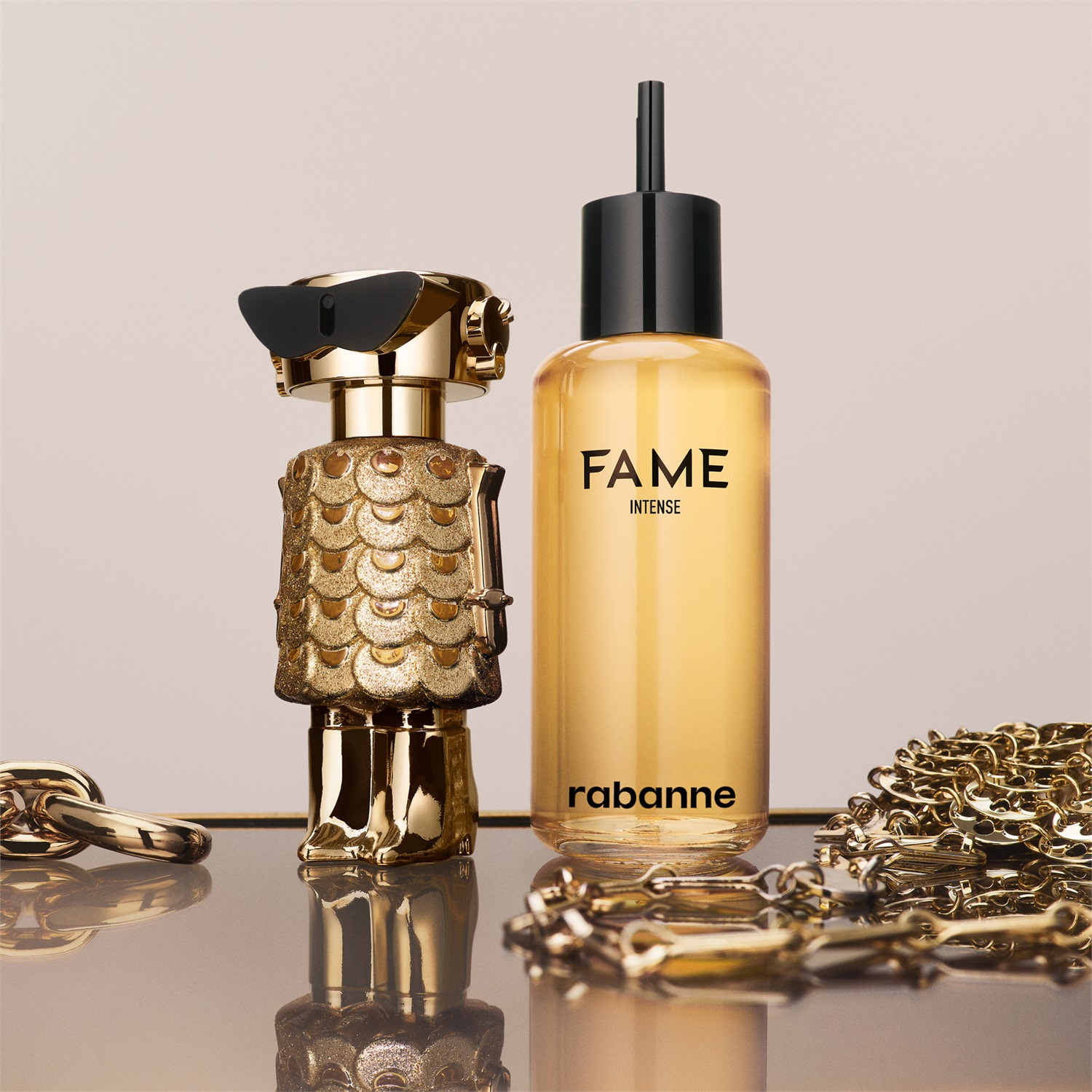 Paco Rabanne Fame Intense Eau de Parfum Ricarica 200 ml - Profumo Donna con Incenso e Gelsomino