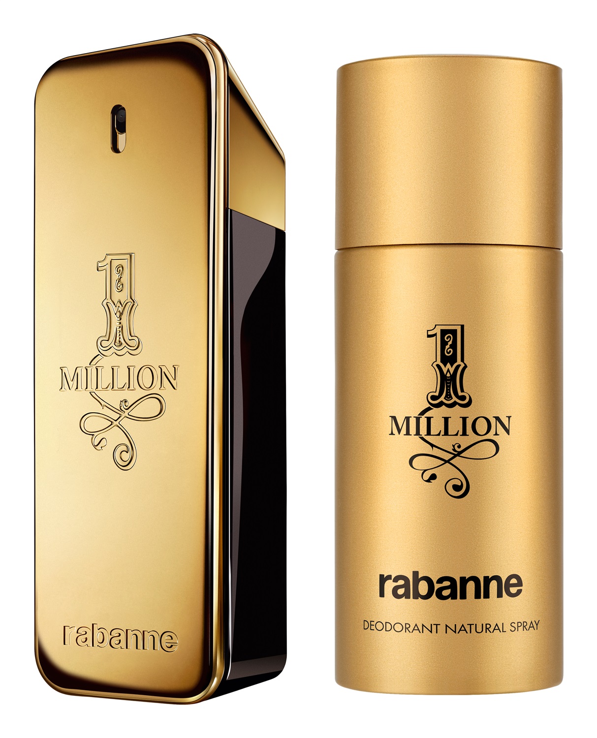 Rabanne Cofanetto 1 Million - Eau de Toilette 100ML Deodorant Spray 150ML per Uomo