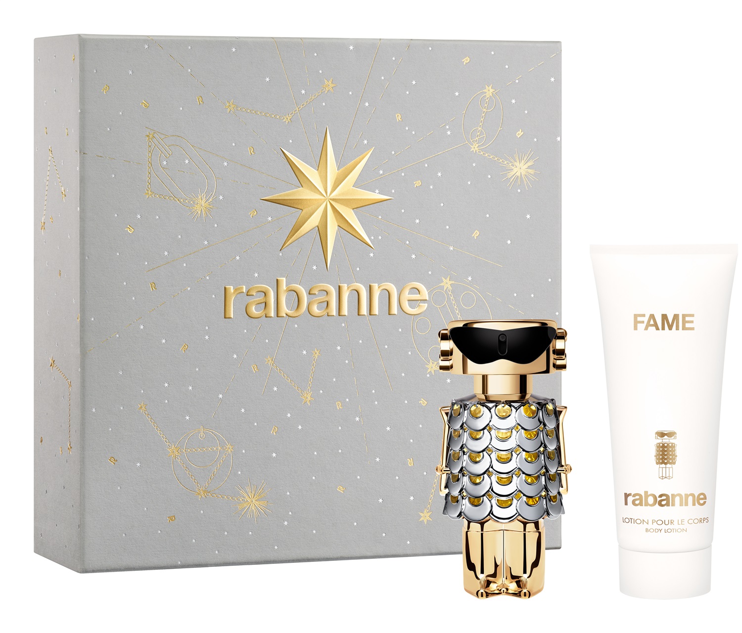 Paco Rabanne Cofanetto Regalo Fame Eau de Parfum 50ML Body Lotion 100ML - Fragranza con Gelsomino, Mango e Incenso