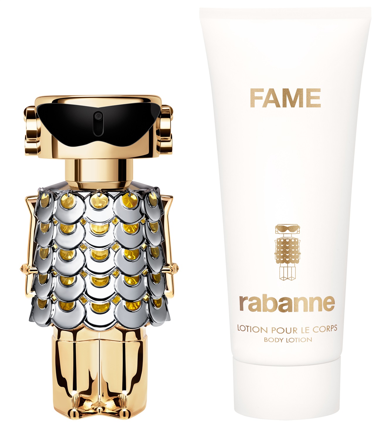 Paco Rabanne Cofanetto Regalo Fame Eau de Parfum 50ML Body Lotion 100ML - Fragranza con Gelsomino, Mango e Incenso