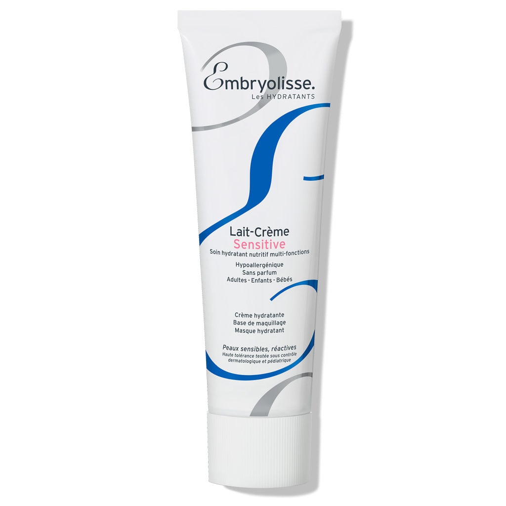 Embryolisse Lait-Crème Sensitive Crema Idratante e Nutriente per Pelli Sensibili 100 ml - Uso Giorno e Notte