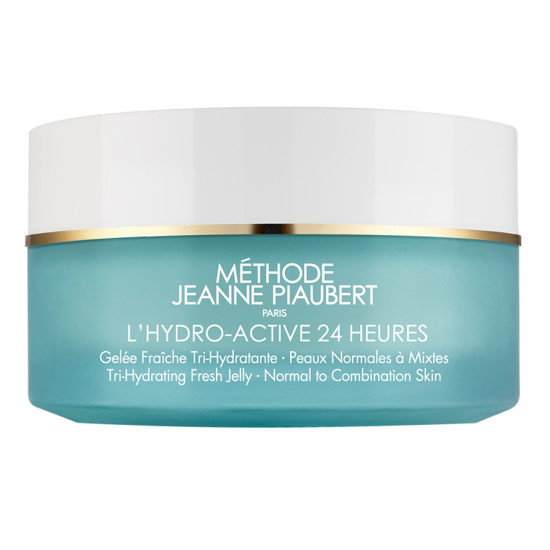 Jeanne Piaubert L'Hydro Active 24h Gelée Fraîche Tri-Hydratante - Crema Idratante per il Viso 50 ml per Pelli Normali a Miste con Hyaluro-3