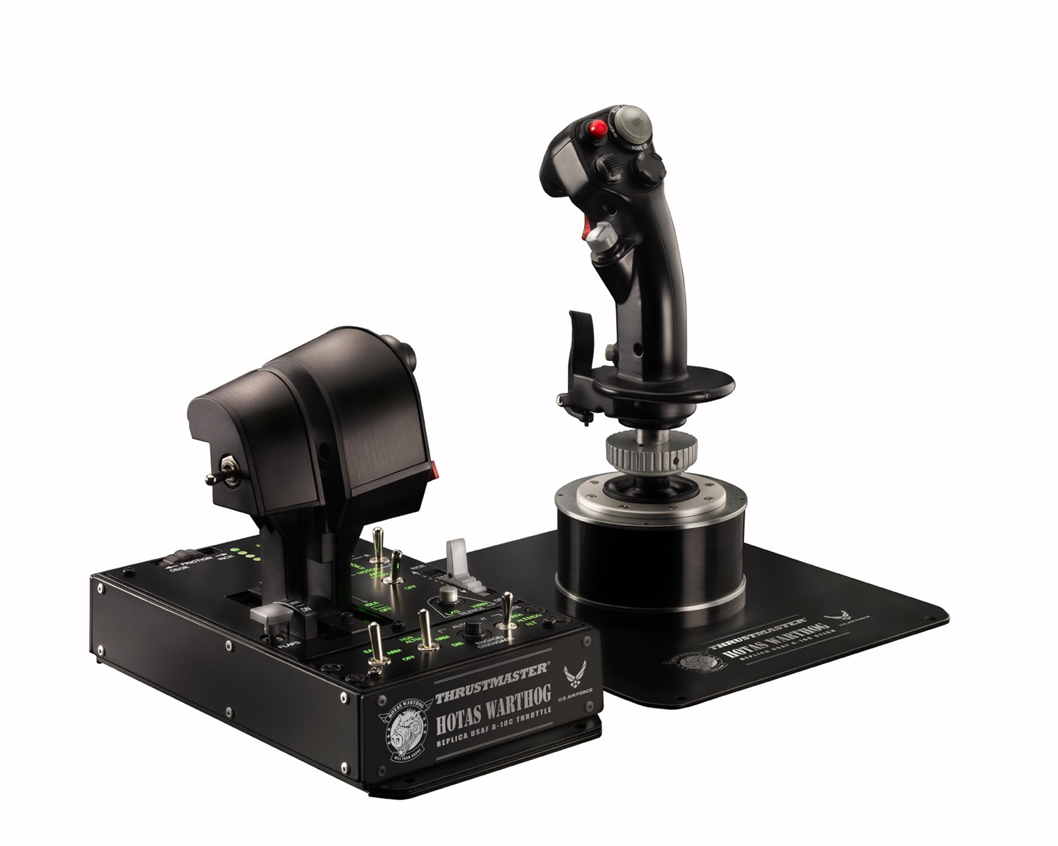 Thrustmaster Hotas Warthog Nero Joystick - Doppia Manetta, Cablato, per PC e Playstation 3