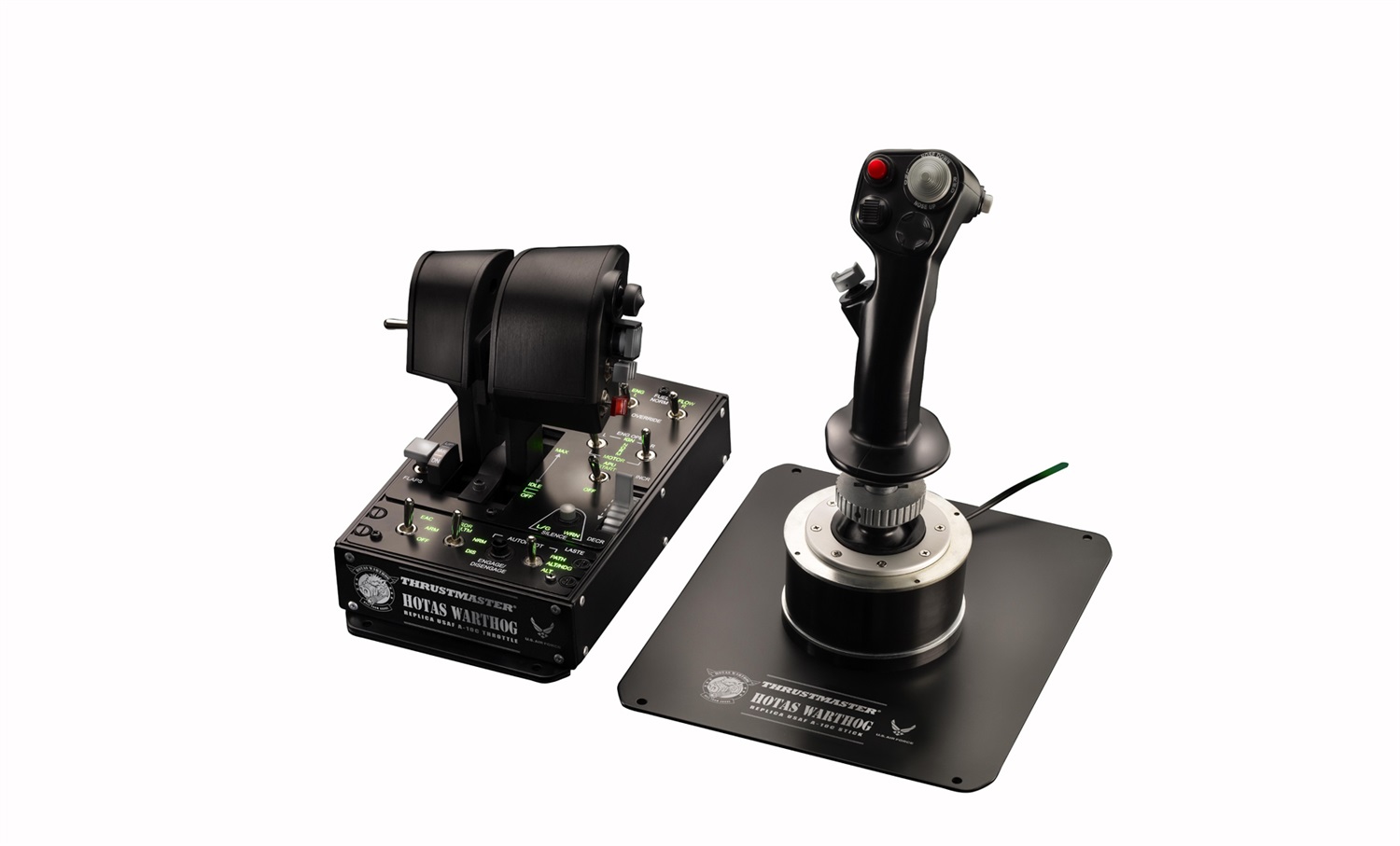 Thrustmaster Hotas Warthog Nero Joystick - Doppia Manetta, Cablato, per PC e Playstation 3