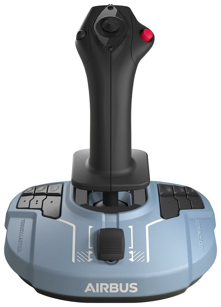 Thrustmaster TCA Officer Pack Airbus Edition - Joystick Analogico/Digitale Ergonomico Nero/Blu per PC