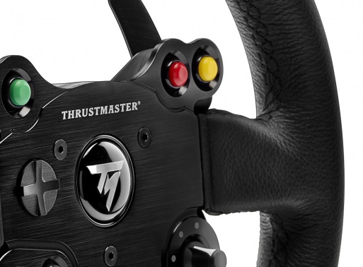 Thrustmaster Leather 28 GT Wheel - Volante in Vera Pelle per PS5, PS4, Xbox Series X, Xbox One e PC