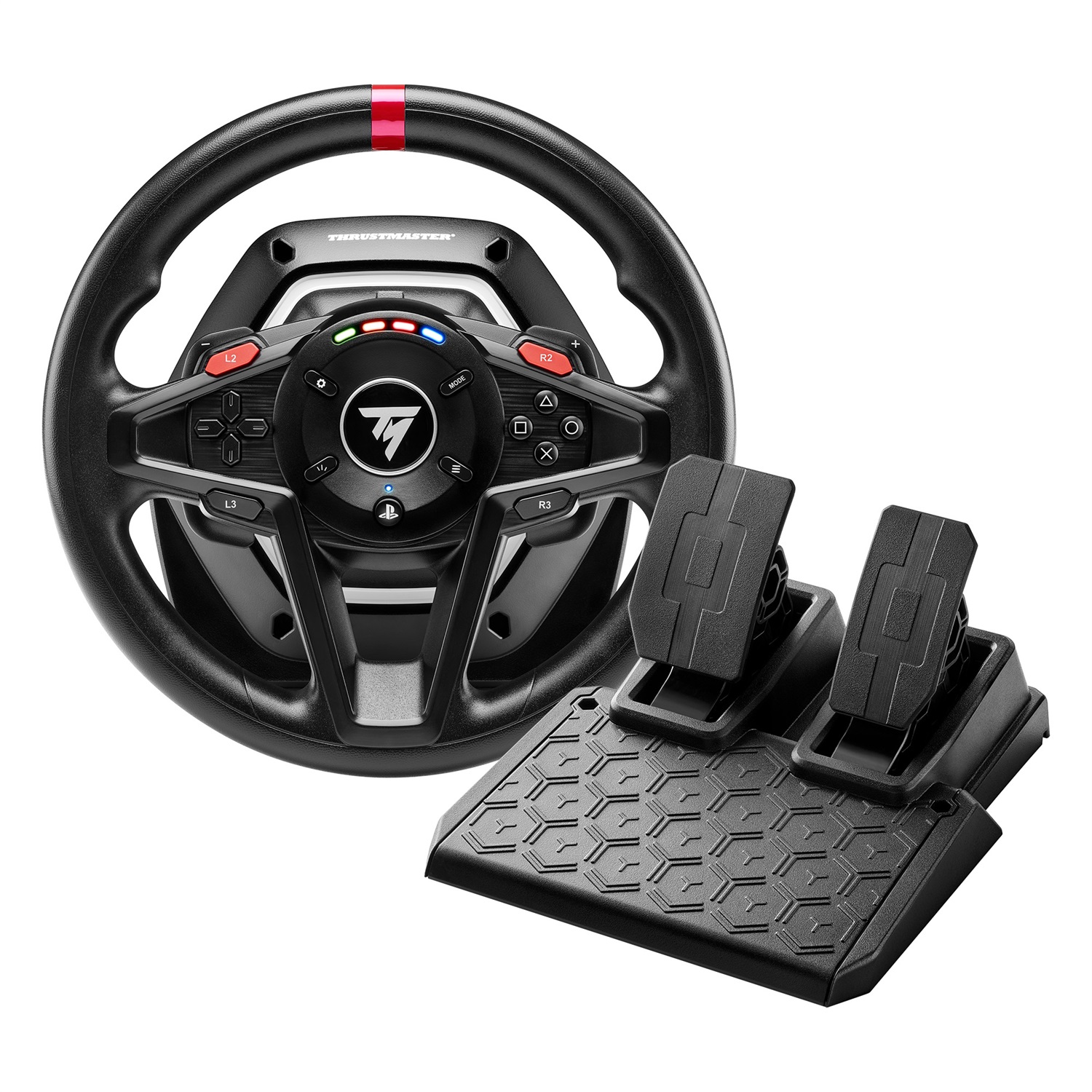 Thrustmaster T128 Volante con Pedali Magnetici e Force Feedback per PC, PlayStation 4 e PlayStation 5