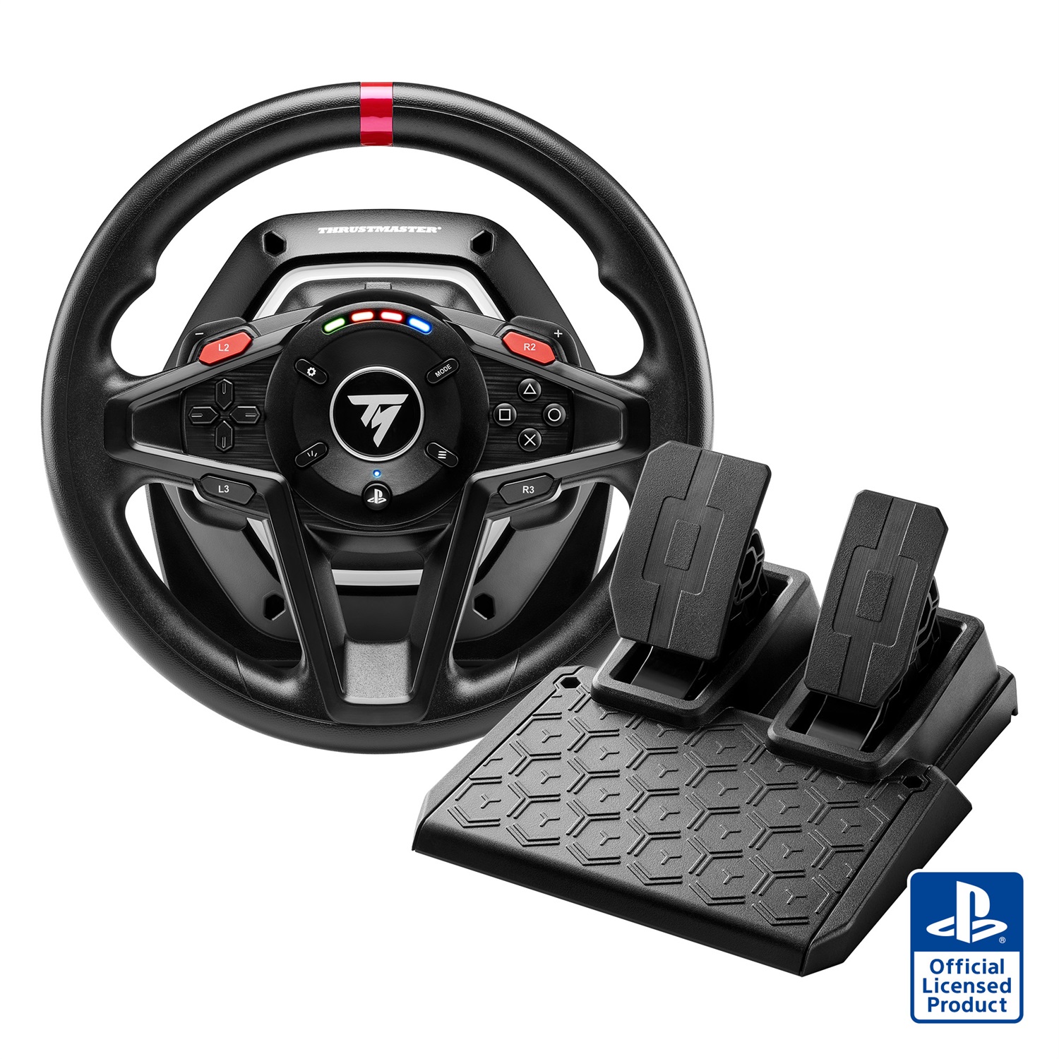 Thrustmaster T128 Volante con Pedali Magnetici e Force Feedback per PC, PlayStation 4 e PlayStation 5