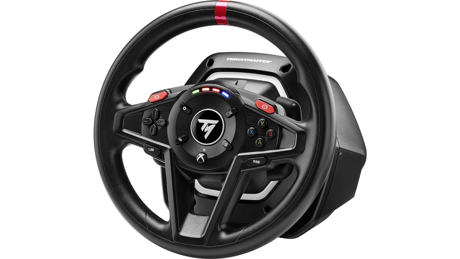 Thrustmaster T128 - Volante Force Feedback con Pedali Magnetici per PC e Xbox Series X|S, Xbox One