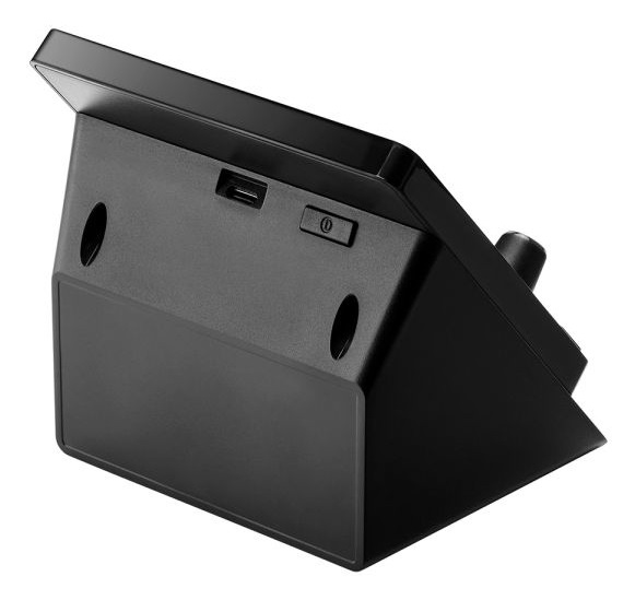 Hercules Stream 100 - Controller Audio Nero con 4 Pulsanti, Schermo LCD e Gestione Fino a 8 Tracce