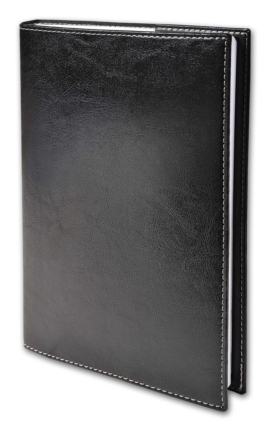 Quo Vadis Agenda Settimanale Presidente 21x27 cm - Sintetico Lucido Madera Nero, 13 Mesi, Spazio per Promemoria