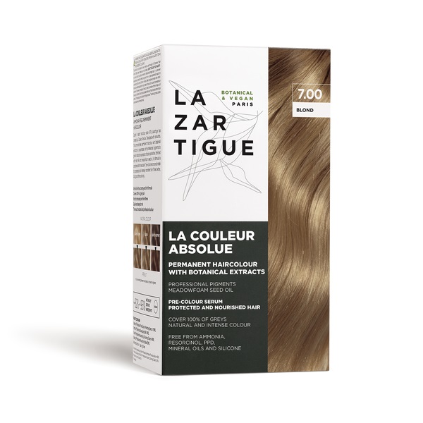 J.F. Lazartigue COULEUR ABSOLUE Colorante per Capelli 7.00 Biondo - Senza Ammoniaca e Ossidanti, Colorazione Permanente