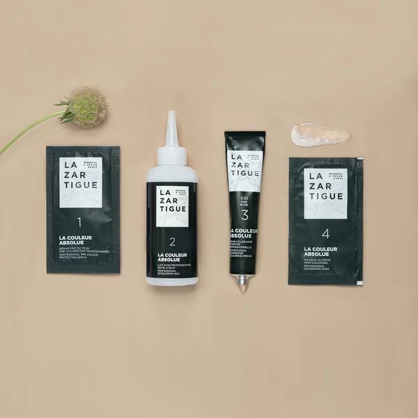 Lazartigue La Couleur Absolue Colorazione Permanente 5.35 Cioccolato - Senza Ammoniaca, Vegana, con Estratti Botanici