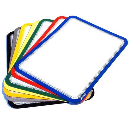 Tarifold Cornice Magnetica A4 Argento - Confezione da 2, Elegante Display in Plastica Trasparente, Utilizzabile in Modalità Ritratto o Paesaggio