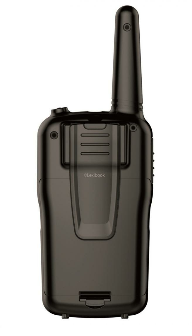 Lexibook TW58 Walkie-Talkie per Bambini - Portata 8 km, Schermo LCD, Suono Digitale, Gioco di Comunicazione, Colore Nero
