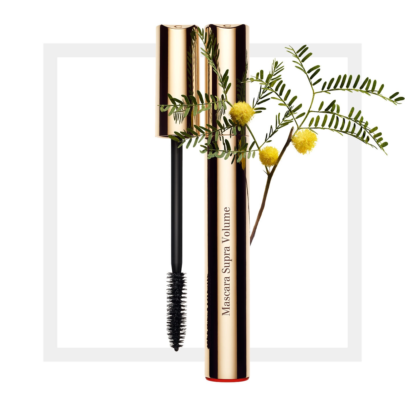 Clarins Mascara Supra Volume 01 Intense Black - Volumizzante, 8 ml