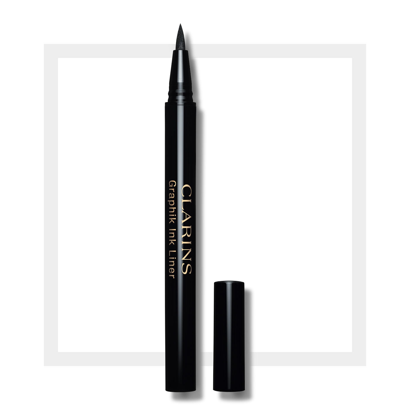 Clarins Graphik Ink Liner 01 Intense Black, 0.4ml - Eyeliner a Punta Pennarello per Tratti Precisi