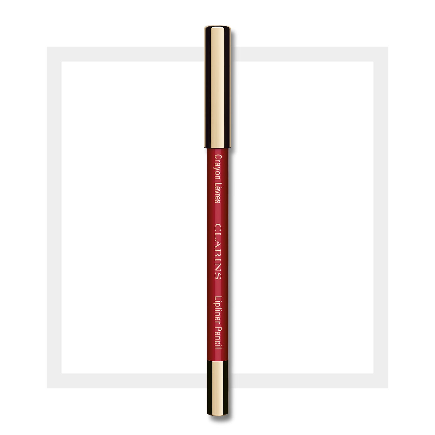 Clarins Matita Labbra 06 Red - 1.2 g, Effetto Nude Matt Modulabile e a Lunga Tenuta